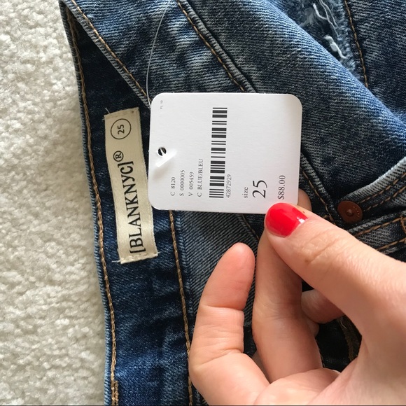 Blank NYC denim studded mini skirt - Picture 7 of 8